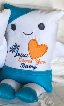 JJ Pillowdoll Jesus Loves YOU (Personalized)